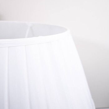 Grey Red Blue Butterfly Pattern Oriental Ceramic Lamp, 3 of 10