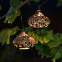 Set Of 10 Solar Maroc Lantern String Lights, thumbnail 1 of 2