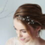 Star Swarovski Earrings And Hair Pins Set Lunaria, thumbnail 3 of 8