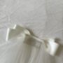 Personalised Bow Veil With Crystal Letter Embellishment, thumbnail 6 of 8