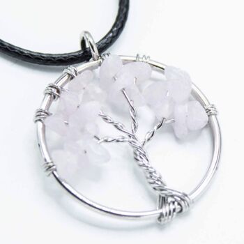 Tree Of Life Gemstone Pendant Necklace Personalised, 6 of 12