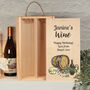 White Or Red Double Wine Bottle Gift Box, thumbnail 2 of 3