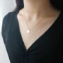 Sterling Silver Short Layered Chain Necklace, thumbnail 2 of 5