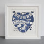 Personalised New Baby Paper Cut Picture, thumbnail 5 of 8