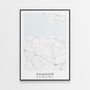 Exmoor National Park Map Print, thumbnail 1 of 4