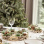 Nordic Star Christmas Table Candle Centrepieces, thumbnail 1 of 4