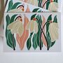 Linocut Snowdrop Notecards Set Of Eight, thumbnail 3 of 11