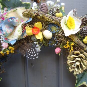 Easter Spring Summer Door Wreath, 5 of 6