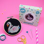 Swan Mini Cross Stitch Craft Kit, thumbnail 4 of 5