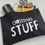 Christmas Stuff Storage Pouch For Christmas Morning, thumbnail 2 of 4