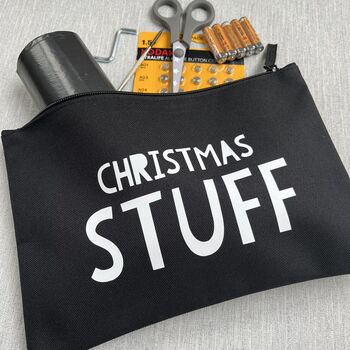 Christmas Stuff Storage Pouch For Christmas Morning, 2 of 4