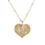 18ct Gold Vermeil Heart Necklace, Small Model, thumbnail 1 of 12