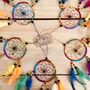 Mini Rainbow Dream Catchers With Vibrant Feathers, thumbnail 2 of 11