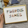 A To Z Of Emotions Personalised Children's Name Print, thumbnail 5 of 12