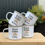 Team Enamel Mugs With Rainbow, For Family Or Work Team, thumbnail 7 of 9
