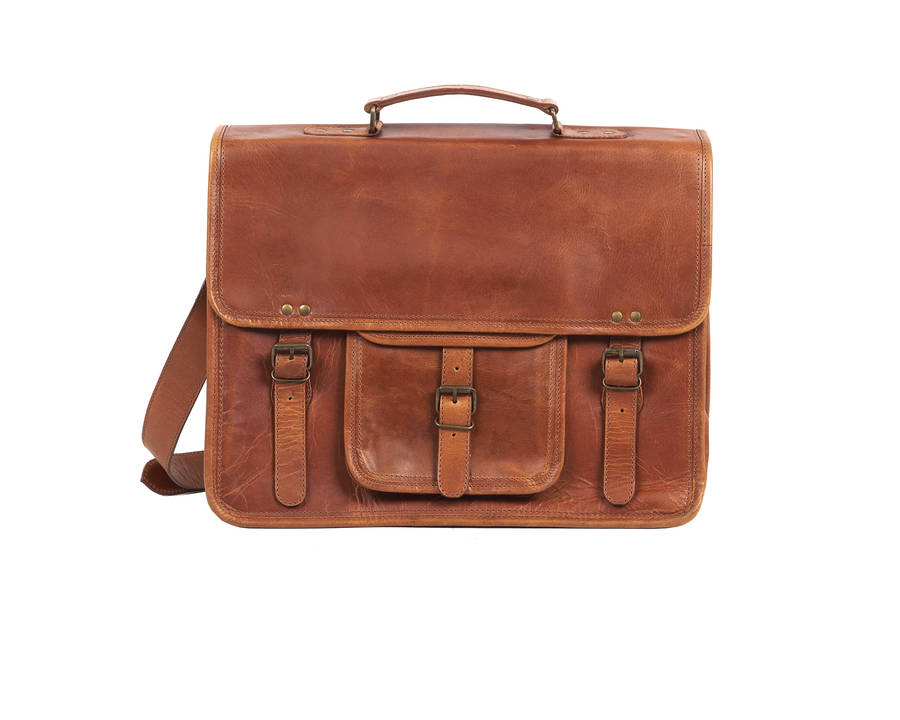 leather satchel computer bag