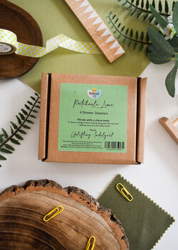 Patchouli Lime Aromatherapy Shower Steamer Pack Of Four, 2 of 3