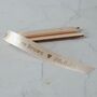 Personalised Ribbon, Surname And Date, 15mm, thumbnail 1 of 7