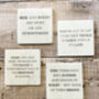 Set Of Four Marble Famous Rugby Quotes Coasters, thumbnail 2 of 5