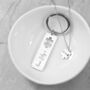 Personalised Puzzle Piece Necklace And Keyring Set, thumbnail 2 of 5