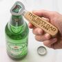 Personalised Father's Day Established Wooden Bottle Opener, thumbnail 2 of 2