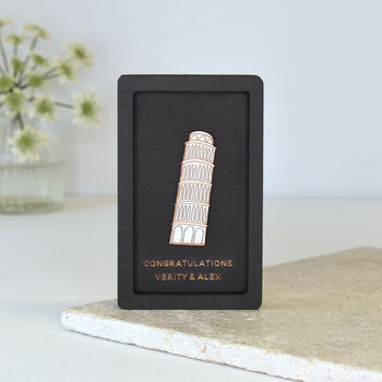 The Shard London Personalised Miniature Wall Art Gift, 3 of 9