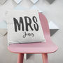 Personalised Mr And Mrs Cushions Wedding Present Gift, thumbnail 3 of 3