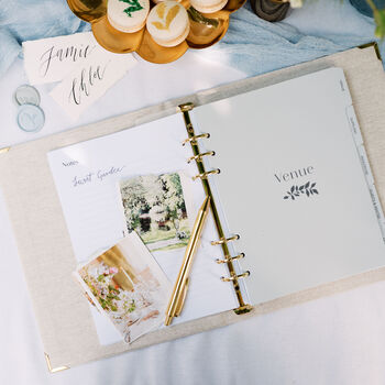 Personalised Wedding Planner And Notebook Gift Set, 8 of 10