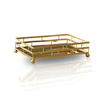 Three Tier Tray With Mirrored Base, 2 of 2