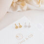 Gold Daisy Earrings, thumbnail 6 of 8