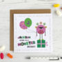 Monster, Personalised Birthday Card, thumbnail 1 of 4