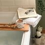'Poppy' Wooden Bath Caddy, thumbnail 4 of 4