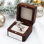 Personalised Two Tone Golf Bag Cufflinks, thumbnail 5 of 5