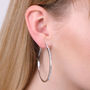 Sparkle Hoop Earrings, thumbnail 2 of 7