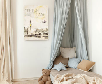 Peter Pan Inspired Nursery Art Print, 2 of 3
