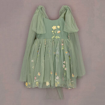 Enchanted Angel Fairy Flower Girl Dress Fern, 12 of 12