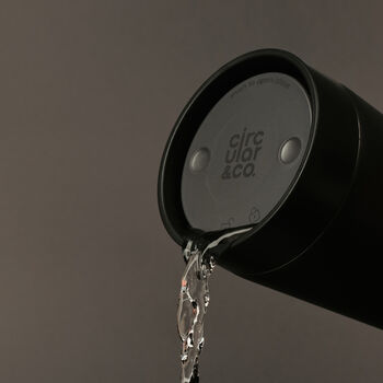 Circular And Co Travel Mug Made From Recycled Stainless Steel 8oz Black, 5 of 8