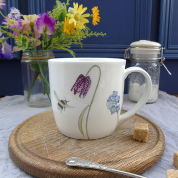 Spring Flower And Bee Mug And Coaster Gift Set, 5 of 5