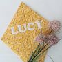 Floral Mustard Yellow Wall Art, Decorations Kids Room, thumbnail 4 of 11