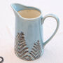Personalised Crackle Fern Ceramic Vase, thumbnail 3 of 6