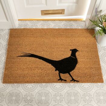 Country Home Pheasant Print Doormat, 4 of 4