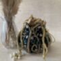 Emerald Green Velvet Potli/Wrist Bag, thumbnail 5 of 10