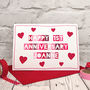 Personalised Typographic Anniversary Card, thumbnail 1 of 6