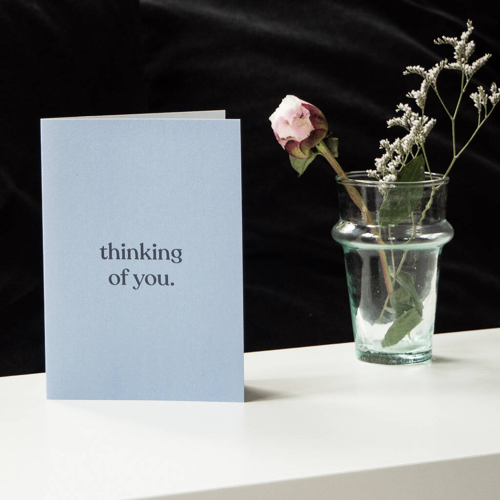 'Thinking Of You' Greetings Card By Amy Wicks Design