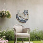 Horseshoe And Dove Metal Wall Art Gift For Garden Decor Display, thumbnail 9 of 10