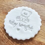 Personalised Teddy Bear Baby Name Embosser, thumbnail 2 of 4