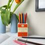Personalised Penguin Style Lego® Brick Desk Pencil Pot, thumbnail 4 of 6