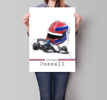 George Russell F1 Print, 2 of 4