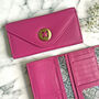 Women's Pink Leather Purse, thumbnail 1 of 3