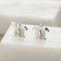 Turtle Stud Earrings, Sterling Silver Or Gold Plated, thumbnail 1 of 11